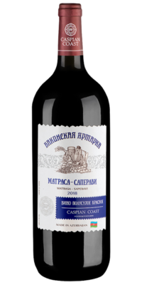 Вино выдержанное серии Бакинская Ярмарка«МАТРАСА САПЕРАВИ» красное полусухое 1,5 л.