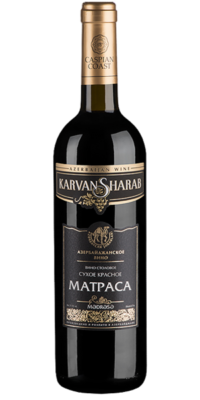 Вино выдержанное сортовое серии Карван Шараб «МАТРАСА» красное сухое 0,75 л.
