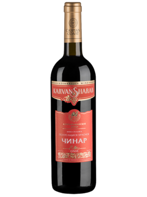 Вино выдержанное серии Карван Шараб «ЧИНАР» красное полусладкое 0,75 л.