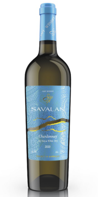 Вино выдержанное сортовое, регион Долина Савалан «САВАЛАН ШАРДОНЕ» белое сухое 0,75 л.