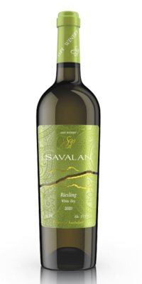 Вино выдержанное сортовое, регион Долина Савалан «САВАЛАН РИСЛИНГ» белое сухое 0,75 л.