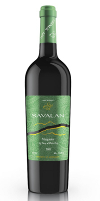 Вино выдержанное сортовое, регион Долина Савалан «САВАЛАН ВИОНЬЕ» белое сухое 0,75 л.
