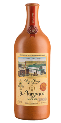 Вино выдержанное сортовое серии Старый Баку«Матраса» красное сухое 0,75 л.