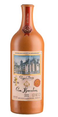 Вино выдержанное сортовое серии Старый Баку«Семь Красавиц» красное полусладкое 0,75 л.