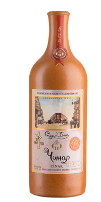 Вино выдержанное сортовое серии Старый Баку«Чинар» красное полусладкое 0,75 л.
